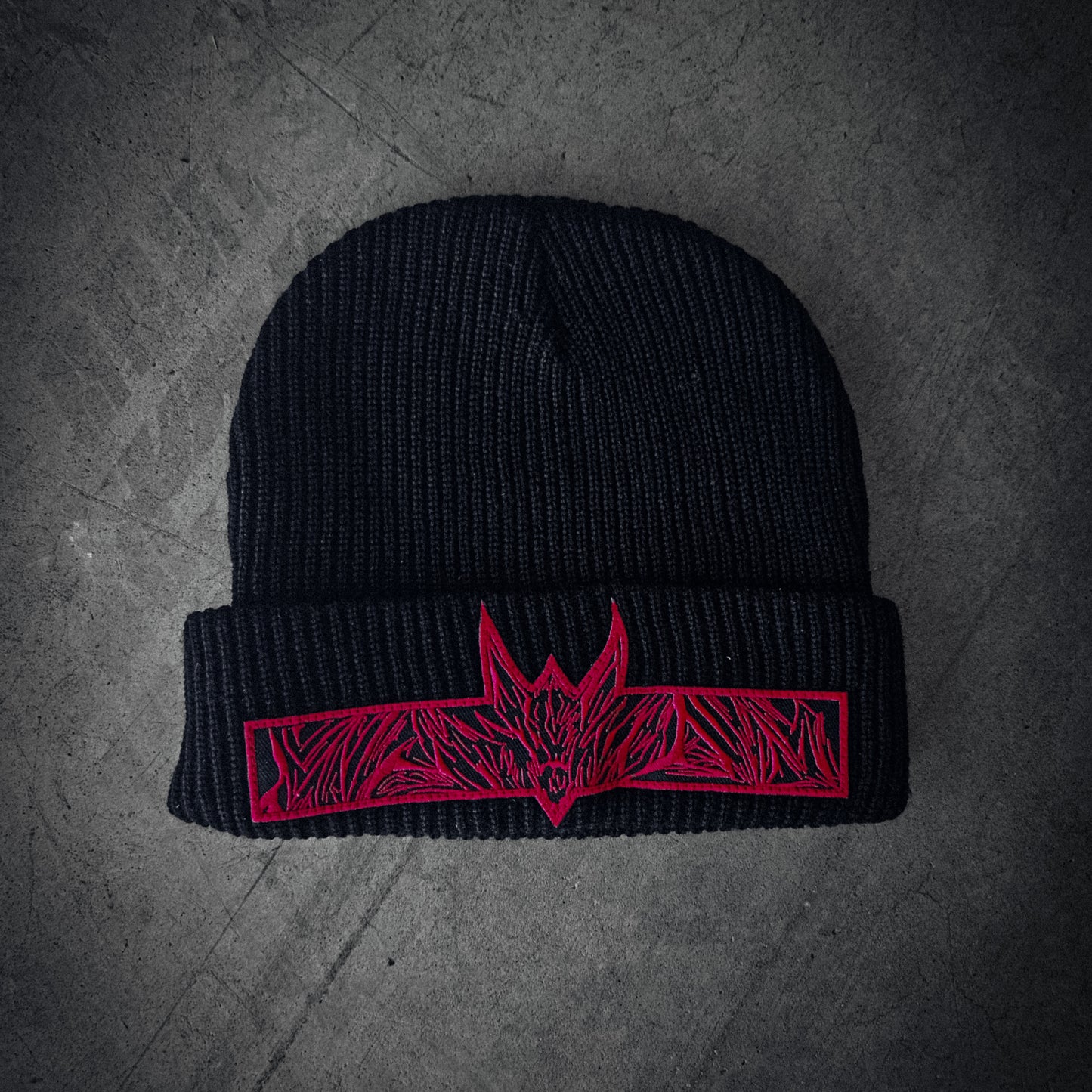 Graphic Bat Beanie