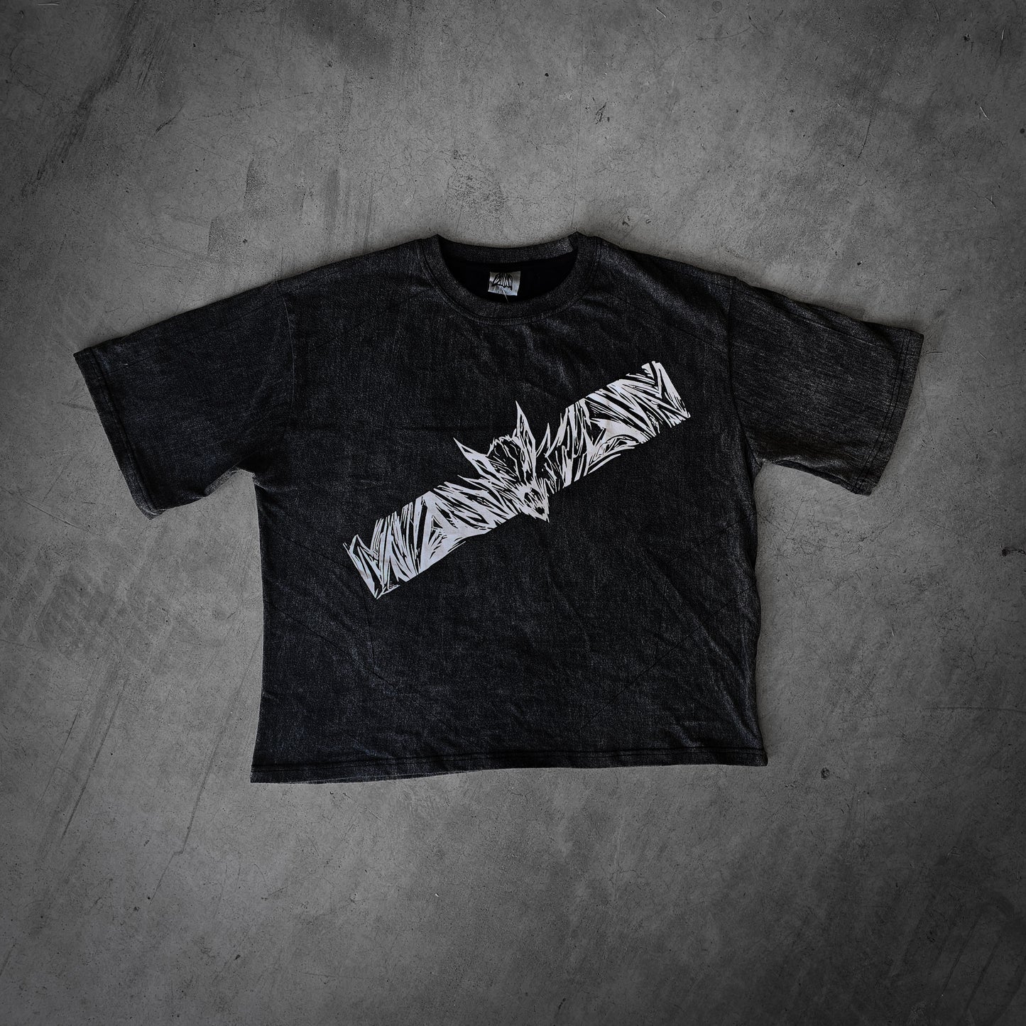 Graphic Bat Tee Black