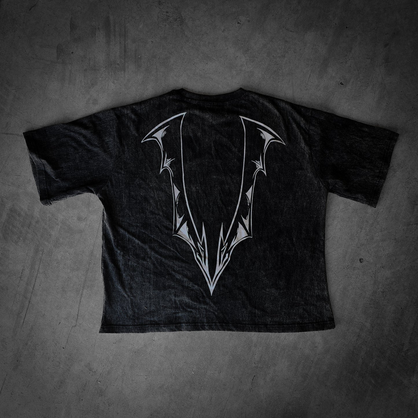 Graphic Bat Tee Black