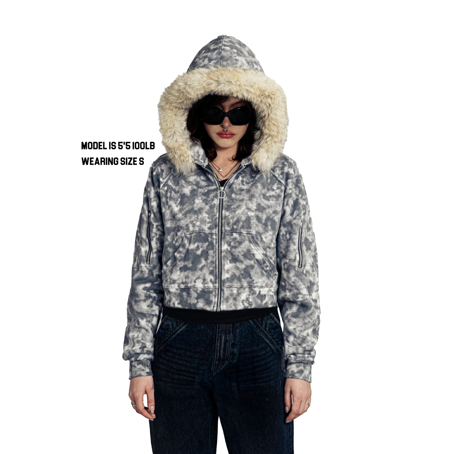 White Noise Hoodie — Women's Cut