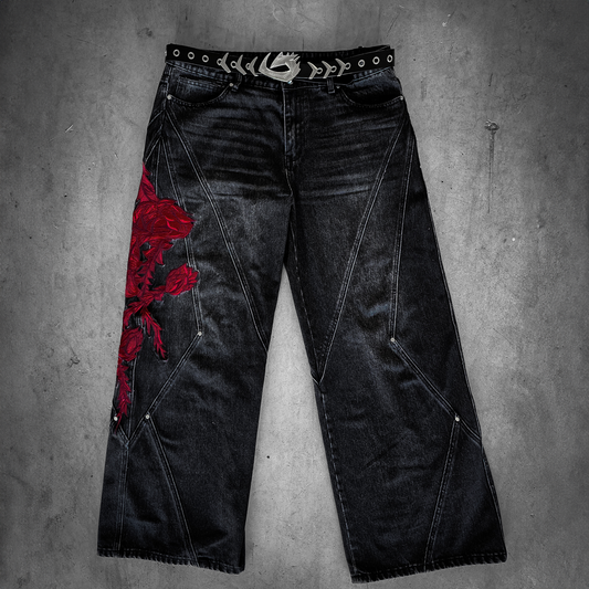 Blood Rose Denim Jeans