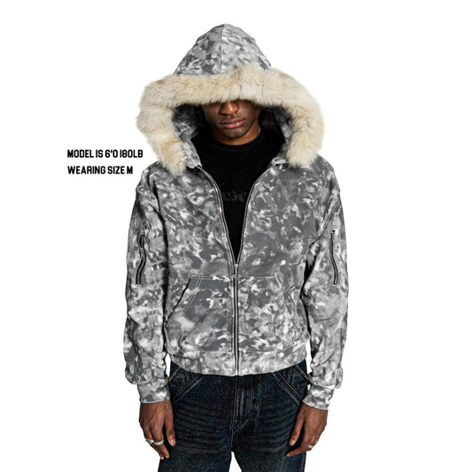 White Noise Hoodie — Men's Cut